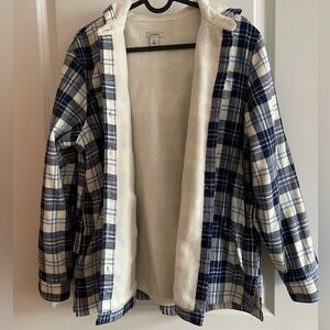 LL Bean lined hooded jacket